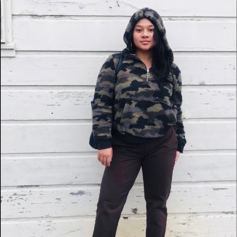 camo sweater